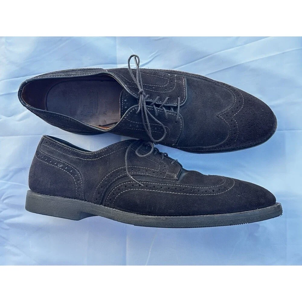 Players Shoe Brown Suede 11.5 M Allen Edmonds Men’s  Clubhouse Shoes Leather